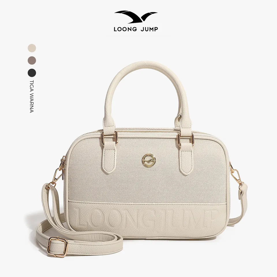 Tas Jinjing Tekstur Putih · 20500-WHITE-F