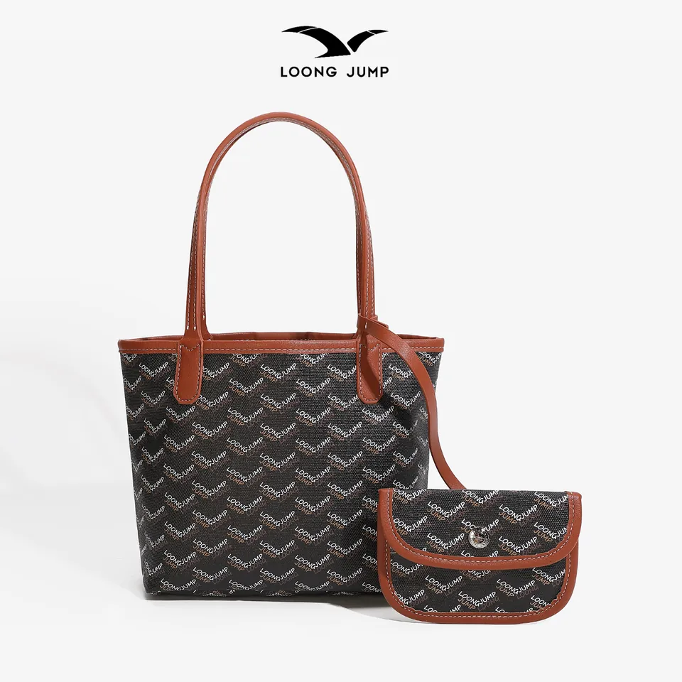 Tote Monogram Mini dan Pouch · G00102-3-Brown-S