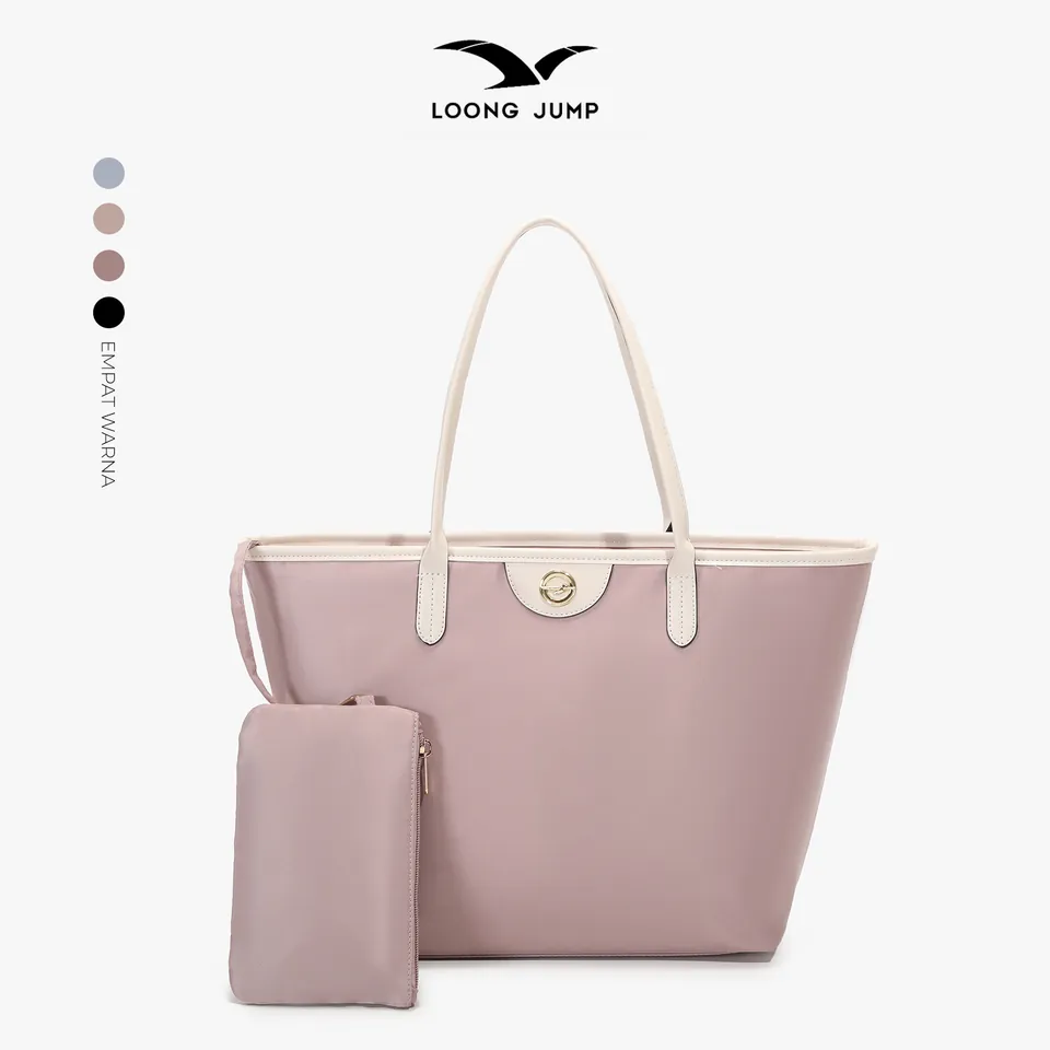 Tote Pink dan Pouch · H-007-PINK-M