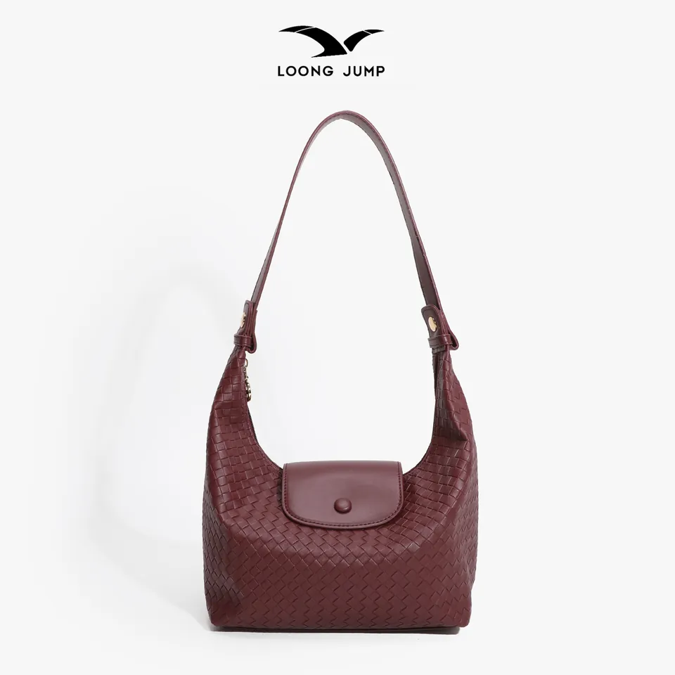 Tas Bahu Anyaman · H018-2-WineRed-M